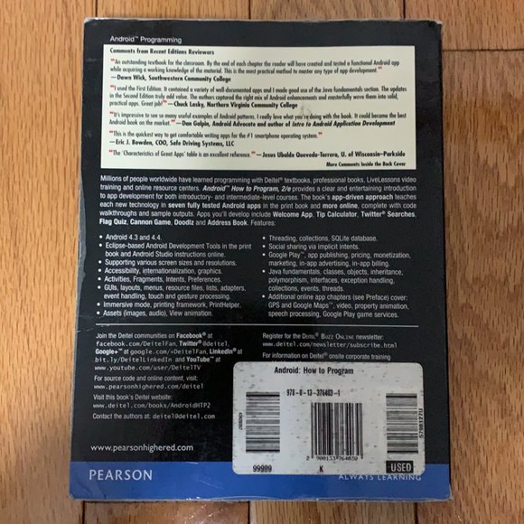 Android:How to Program Intro to Java- 2nd Edition - Picture 2 of 2